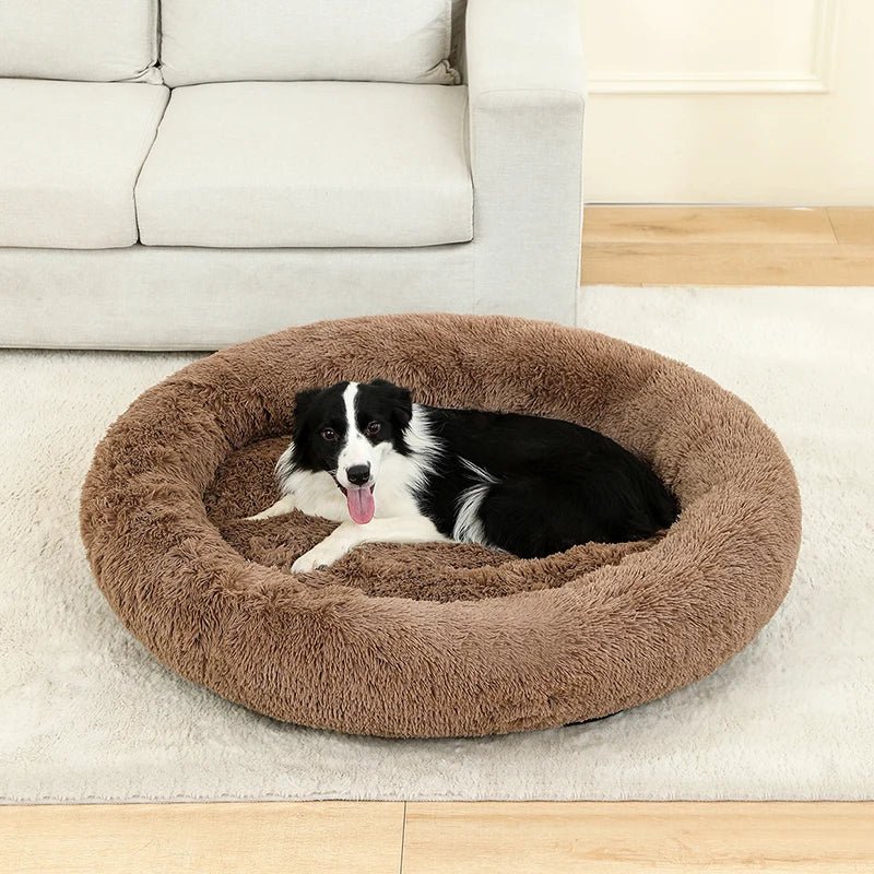 Zachte Donut Hondenmand – Pluche Hondenmand en Kattenmand - Huisdieren Slaapcomfort