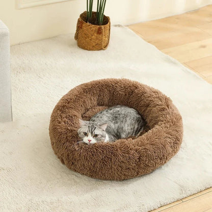 Zachte Donut Hondenmand – Pluche Hondenmand en Kattenmand - Huisdieren Slaapcomfort