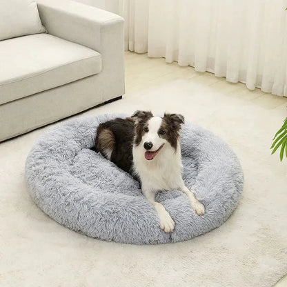 Zachte Donut Hondenmand – Pluche Hondenmand en Kattenmand - Huisdieren Slaapcomfort
