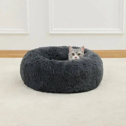 Zachte Donut Hondenmand – Pluche Hondenmand en Kattenmand - Huisdieren Slaapcomfort