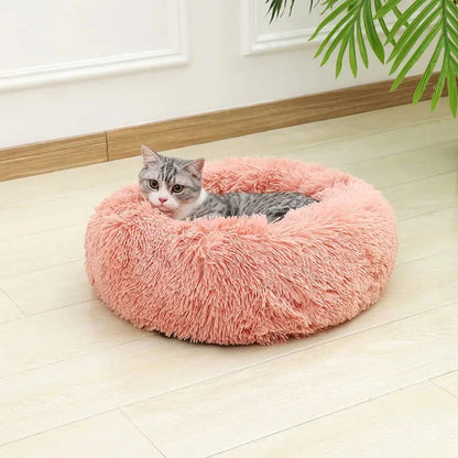 Zachte Donut Hondenmand – Pluche Hondenmand en Kattenmand - Huisdieren Slaapcomfort