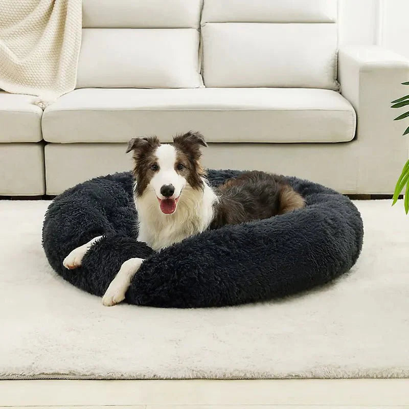 Zachte Donut Hondenmand – Pluche Hondenmand en Kattenmand - Huisdieren Slaapcomfort