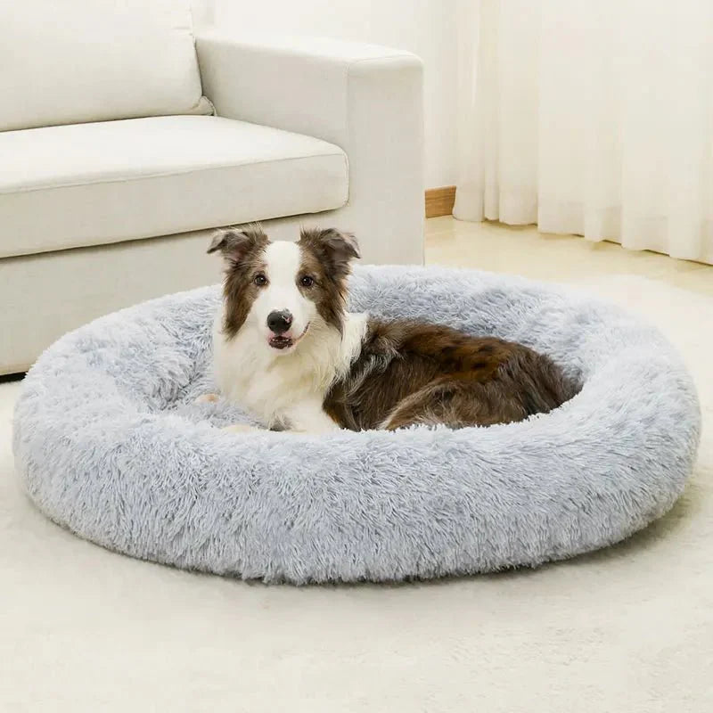 Zachte Donut Hondenmand – Pluche Hondenmand en Kattenmand - Huisdieren Slaapcomfort