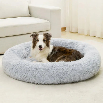 Zachte Donut Hondenmand – Pluche Hondenmand en Kattenmand - Huisdieren Slaapcomfort