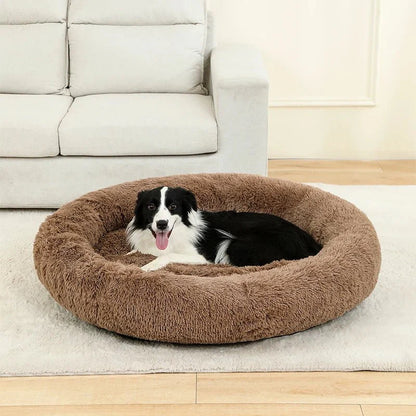 Zachte Donut Hondenmand – Pluche Hondenmand en Kattenmand - Huisdieren Slaapcomfort