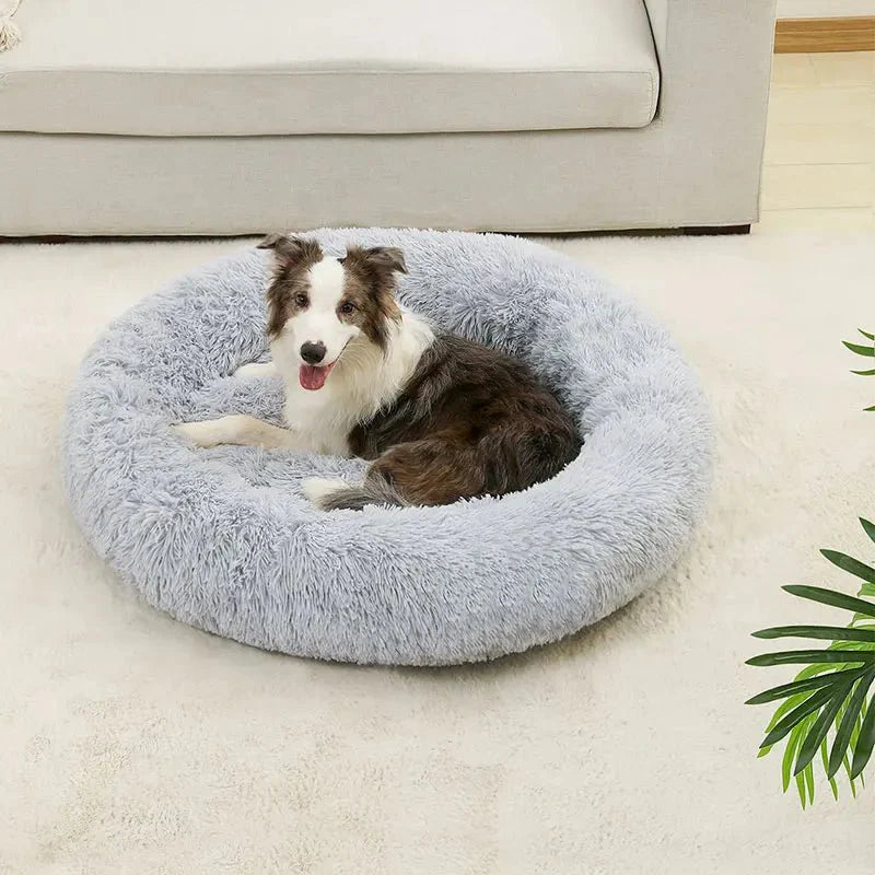 Zachte Donut Hondenmand – Pluche Hondenmand en Kattenmand - Huisdieren Slaapcomfort