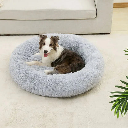 Zachte Donut Hondenmand – Pluche Hondenmand en Kattenmand - Huisdieren Slaapcomfort