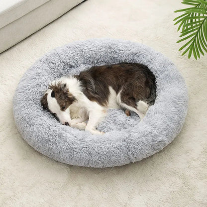 Zachte Donut Hondenmand – Pluche Hondenmand en Kattenmand - Huisdieren Slaapcomfort