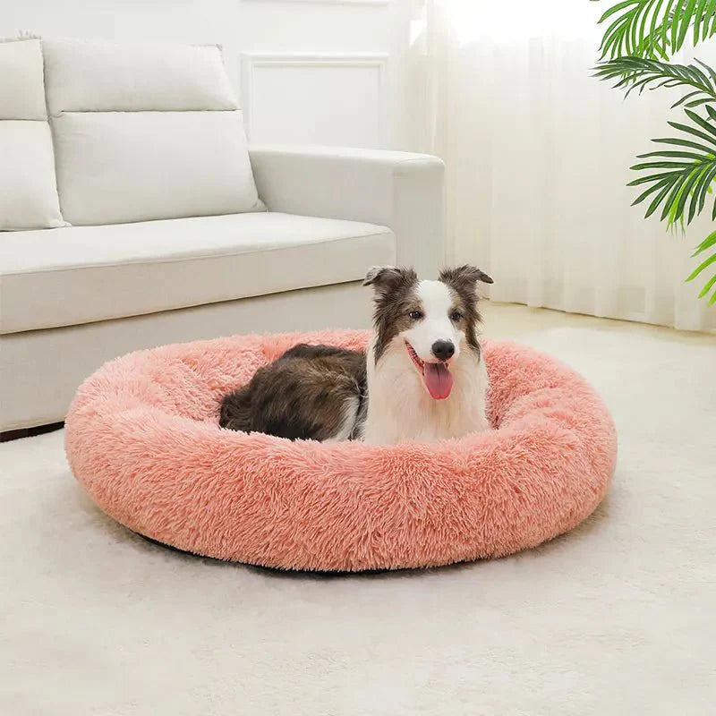 Zachte Donut Hondenmand – Pluche Hondenmand en Kattenmand - Huisdieren Slaapcomfort