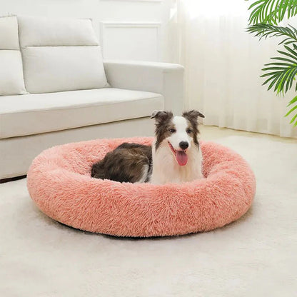 Zachte Donut Hondenmand – Pluche Hondenmand en Kattenmand - Huisdieren Slaapcomfort