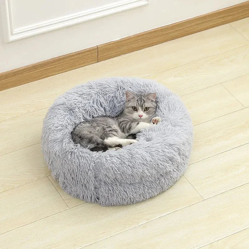 Zachte Donut Hondenmand – Pluche Hondenmand en Kattenmand - Huisdieren Slaapcomfort