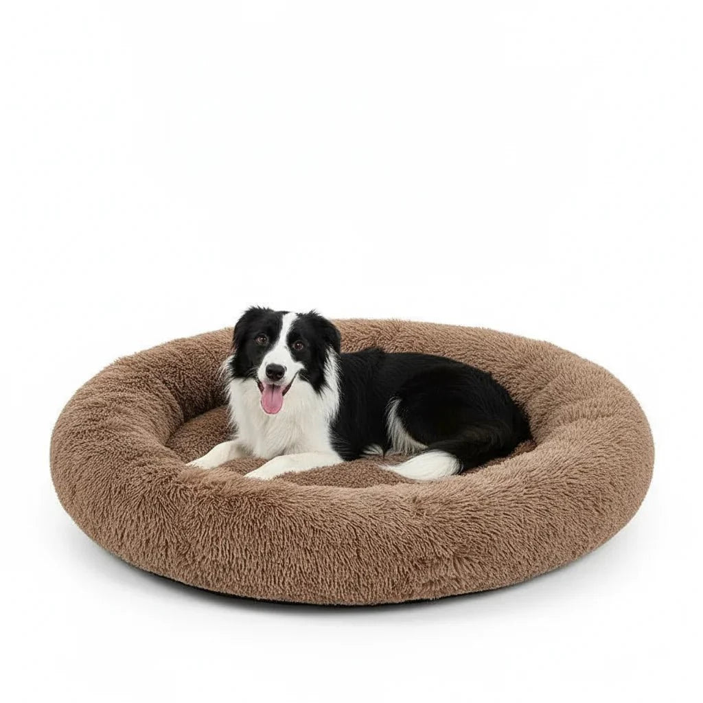 Zachte Donut Hondenmand – Pluche Hondenmand en Kattenmand - Huisdieren Slaapcomfort