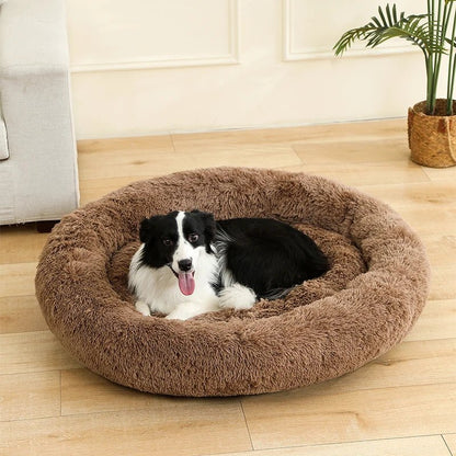 Zachte Donut Hondenmand – Pluche Hondenmand en Kattenmand - Huisdieren Slaapcomfort