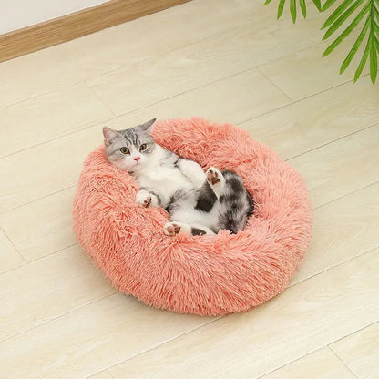 Zachte Donut Hondenmand – Pluche Hondenmand en Kattenmand - Huisdieren Slaapcomfort