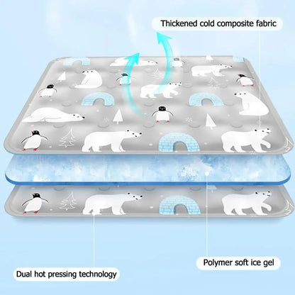Hondenkussen Koelmat – Gel Koelmatje Voor Honden En Katten | Stevig PVC, Slaap- & Rustcomfort