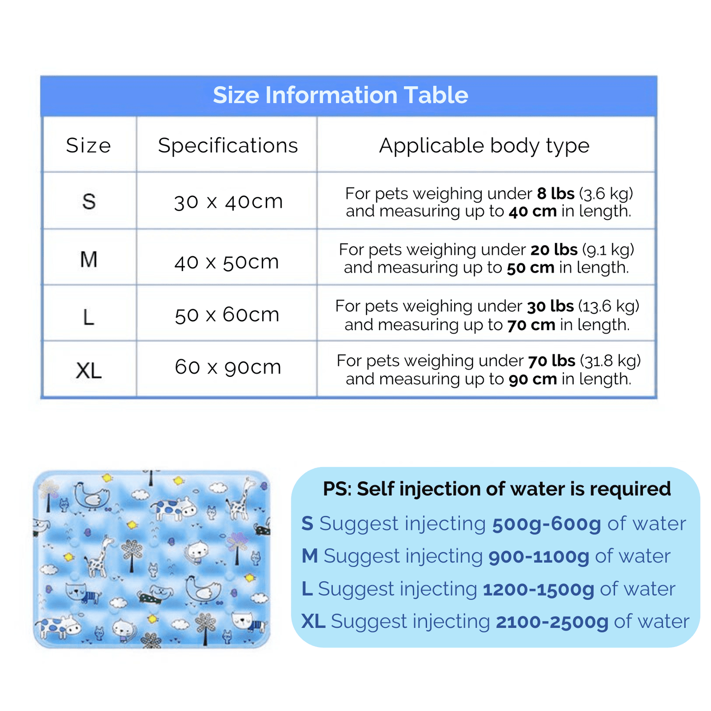 Zomer Koelmat – Verkoelende Slaapmat voor Hond & Kat