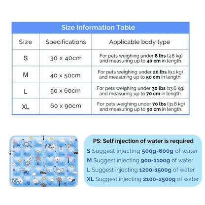Zomer Koelmat – Verkoelende Slaapmat voor Hond & Kat