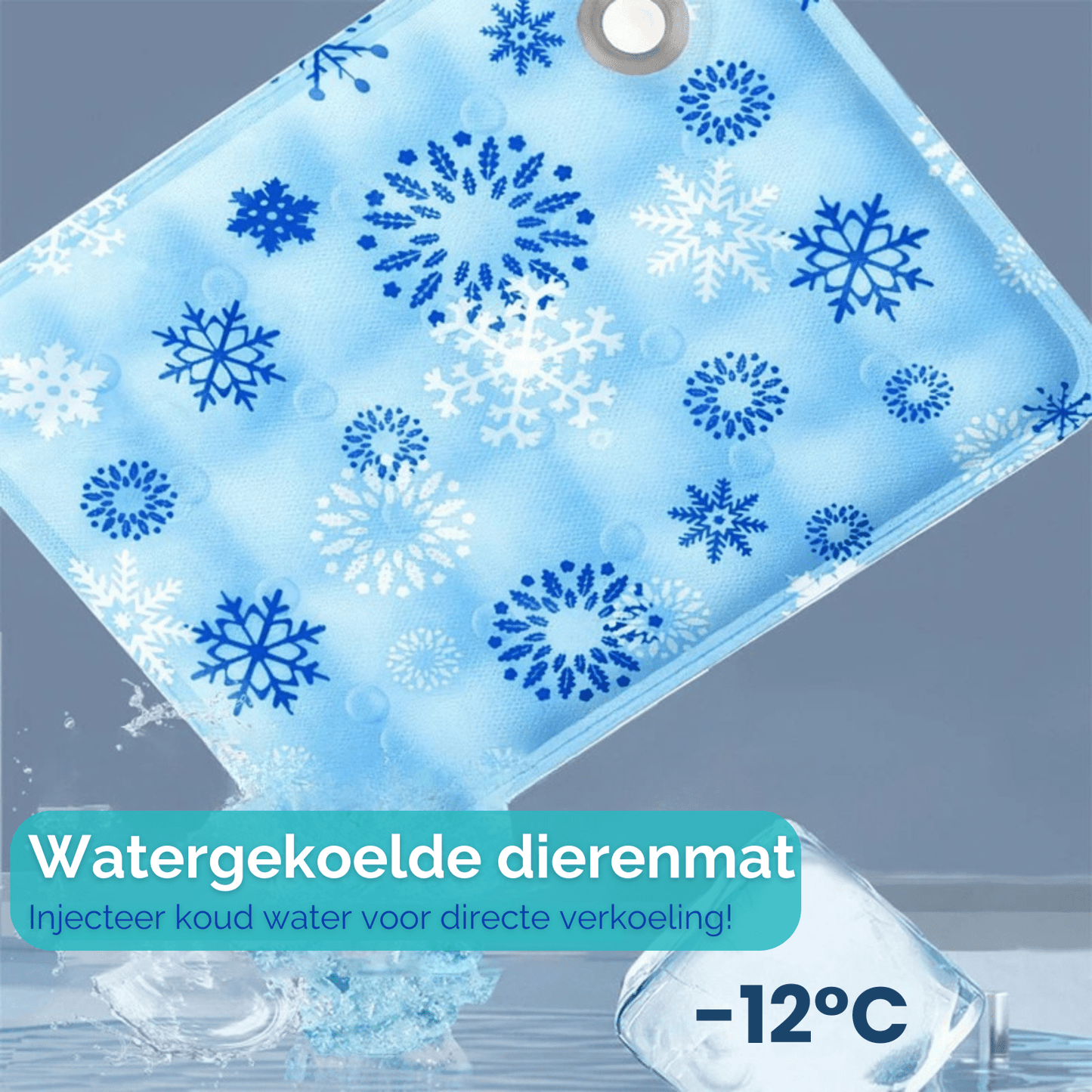 Hondenkussen Koelmat – Verkoelende Slaapmat PVC Droogijspoeder Binnen & Reizen